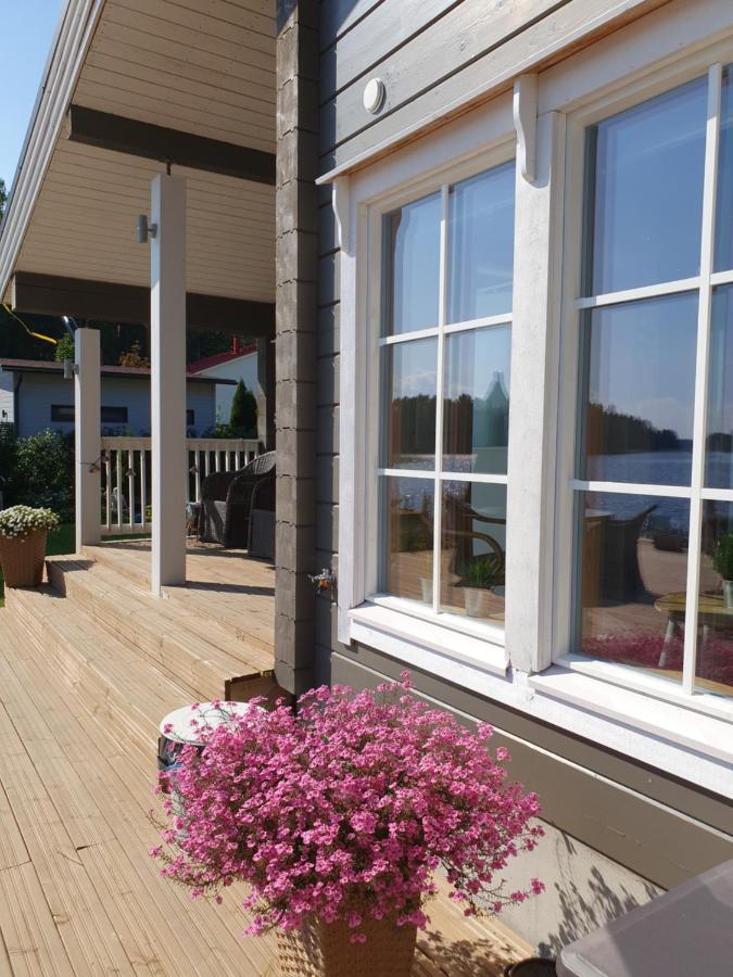 Stunning Log Cabin 45M2 On The Shore Of Kallavesi. Kuopio Ngoại thất bức ảnh