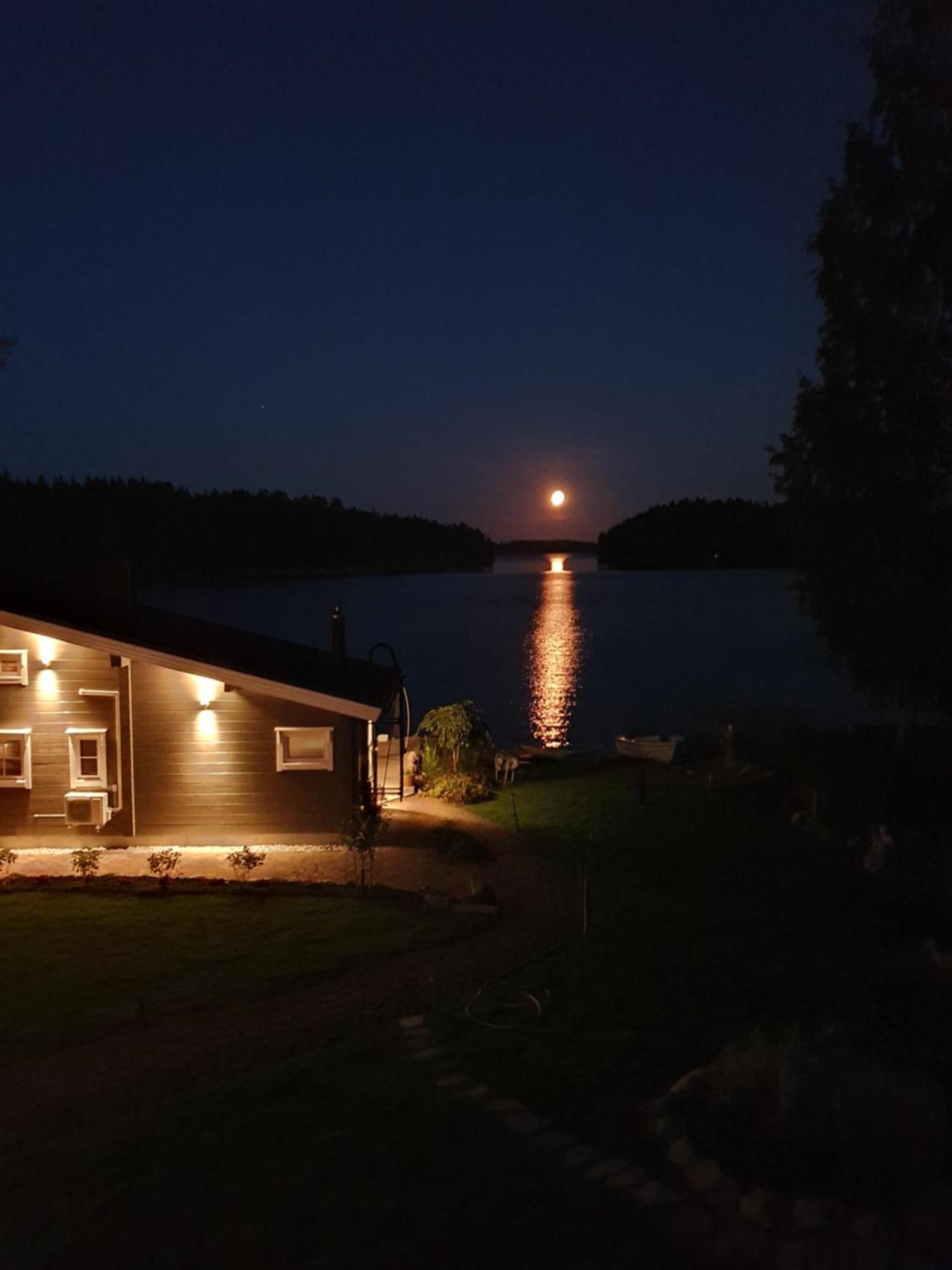 Stunning Log Cabin 45M2 On The Shore Of Kallavesi. Kuopio Ngoại thất bức ảnh