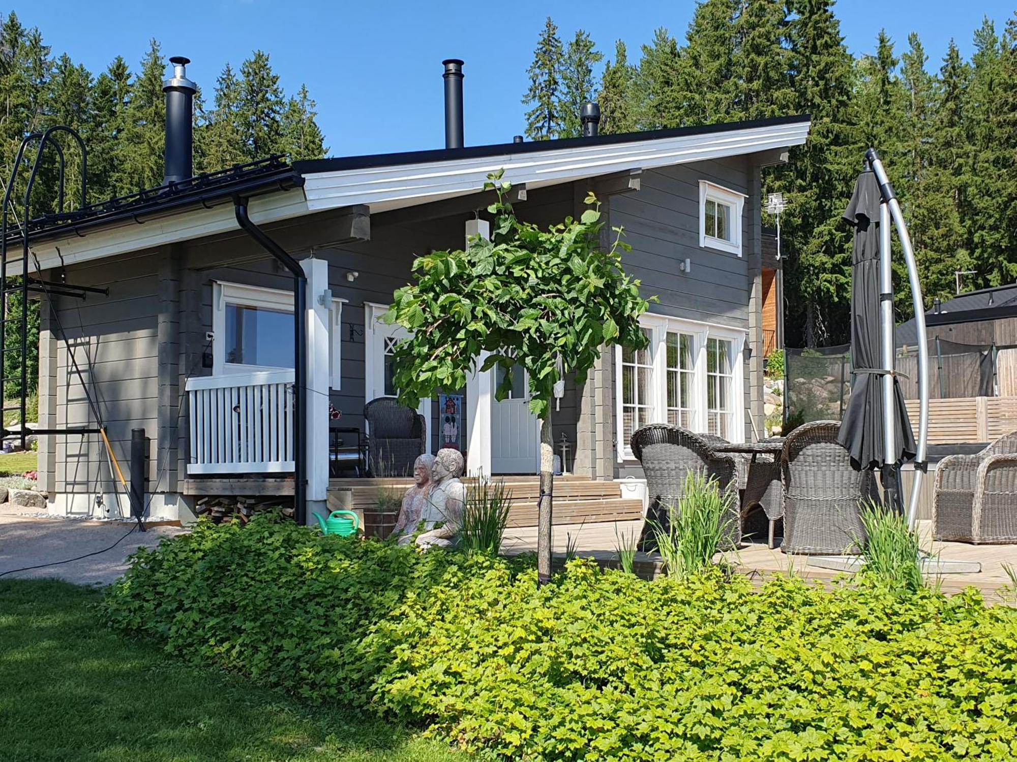 Stunning Log Cabin 45M2 On The Shore Of Kallavesi. Kuopio Ngoại thất bức ảnh